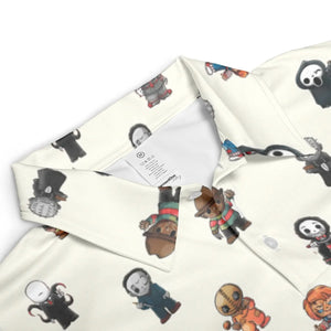 Horror Movies Characters Pattern AOP Men/Women Polo Shirt