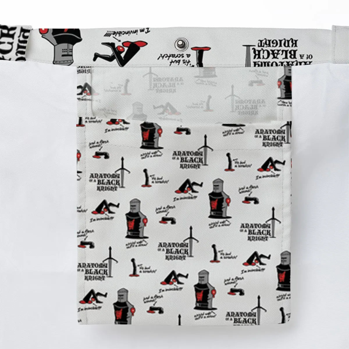 Tis but a scratch Black Knight Monty Python And The Holy Grail Large Tote Bag