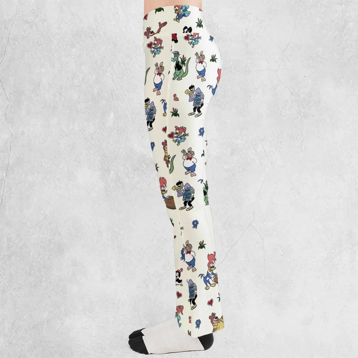 Woody Woodpecker Walter Lantz Flare Leggings