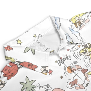 Stone Age Life The Flintstone AOP Men/Women Polo Shirt