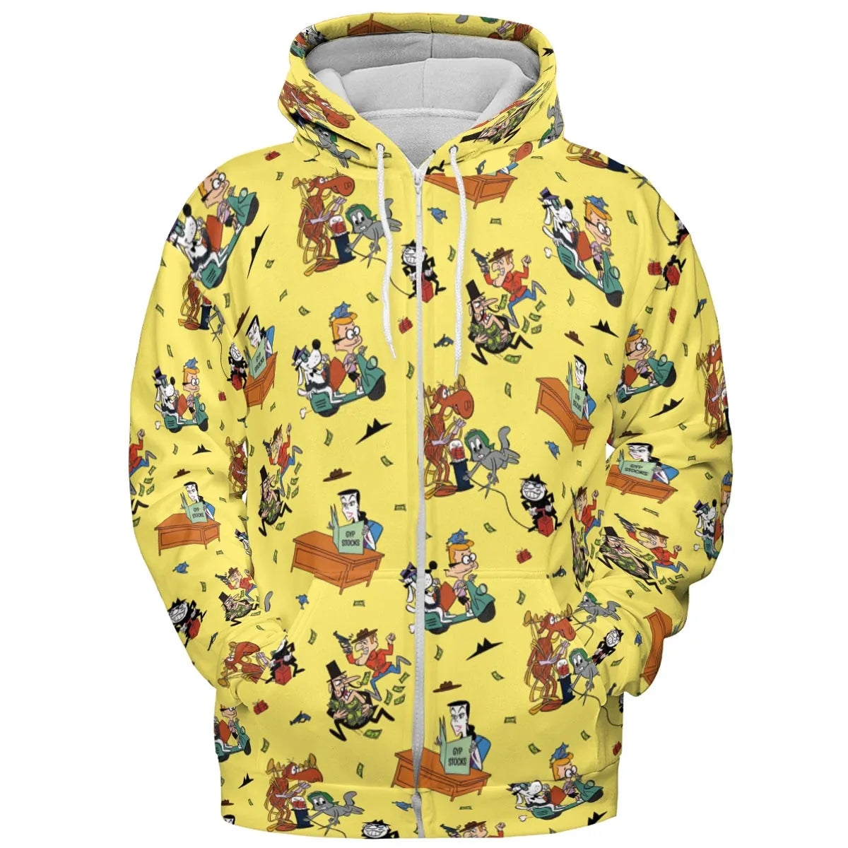 Moose And Squirrel The Adventures of Rocky and Bullwinkle All-over Print Hoodie