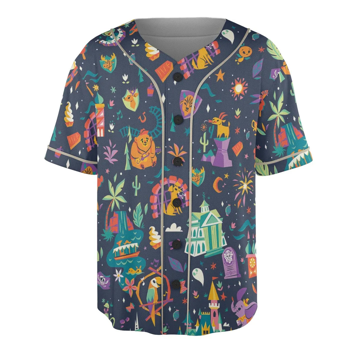 Magic Kingdom Theme Unisex Baseball Jersey