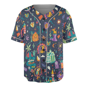 Magic Kingdom Theme Unisex Baseball Jersey