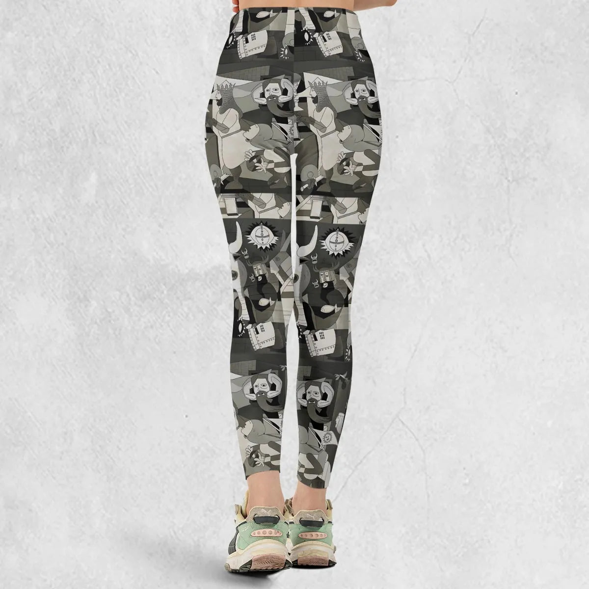 Monty Picasso Style Art Legging