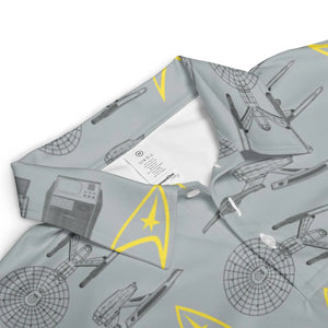 S.T Shipyard Star Trek AOP Men/Women Polo Shirt