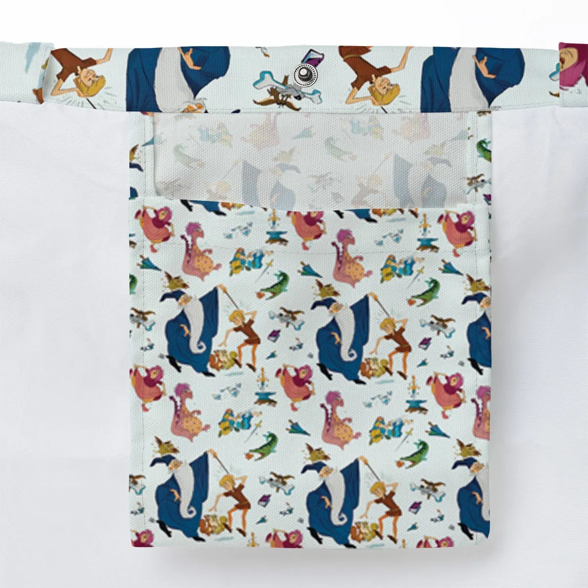 Sword in the Stone Pattern Large Tote Bag