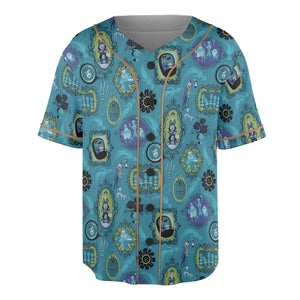 Haunted Mansion Pattern Unisex Baseball Jersey