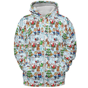 All-over Print Hoodie - UU1F6DLB -  - 3