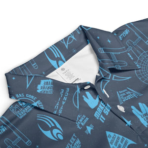 Trekkie Star Trek Pattern AOP Men/Women Polo Shirt