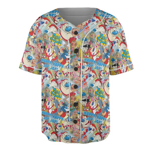 The Ren and Stimpy Show Unisex Baseball Jersey