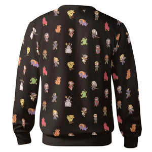 Final Fantasy Characters Pattern Cardigan