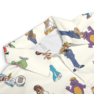80s Pizza Time Theater Chuck E Cheese AOP Men/Women Polo Shirt