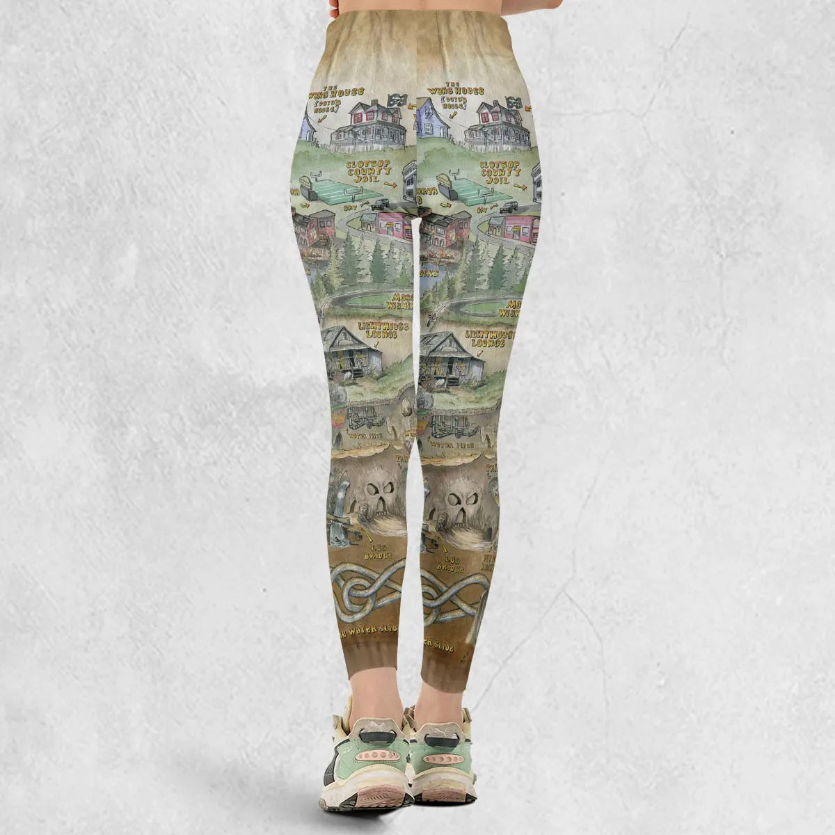 The Goonies Adventure Map Legging