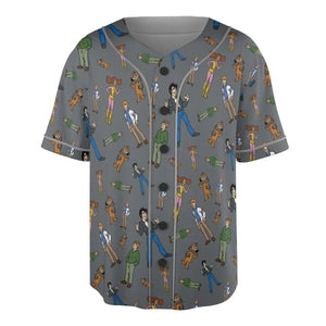 Nostalgic Gang The Fonz and the Happy Days Gang Unisex Baseball Jersey