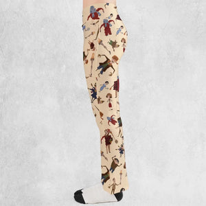 A Christmas Story Characters Flare Leggings