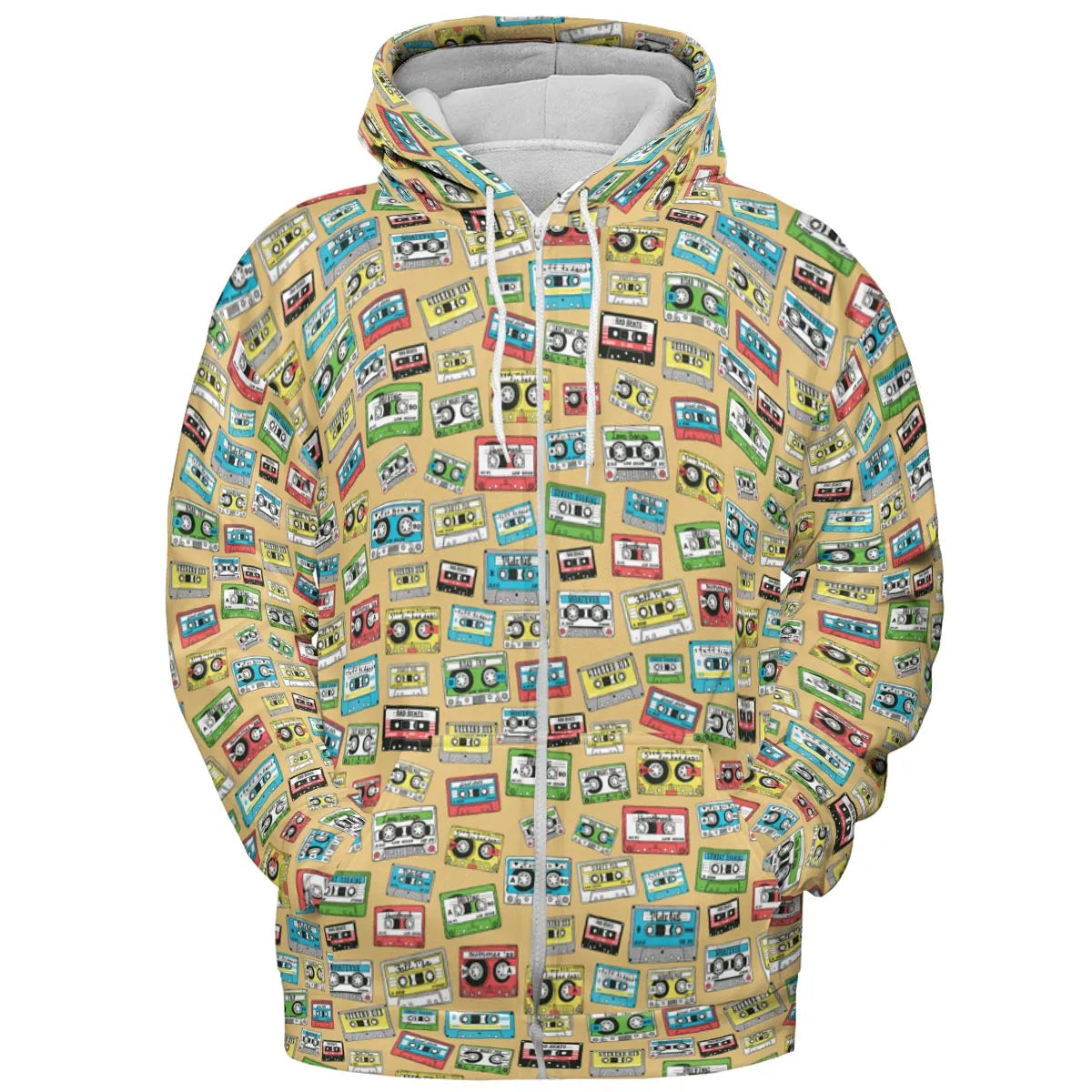 80s Playlist Pattern All-over Print Hoodie