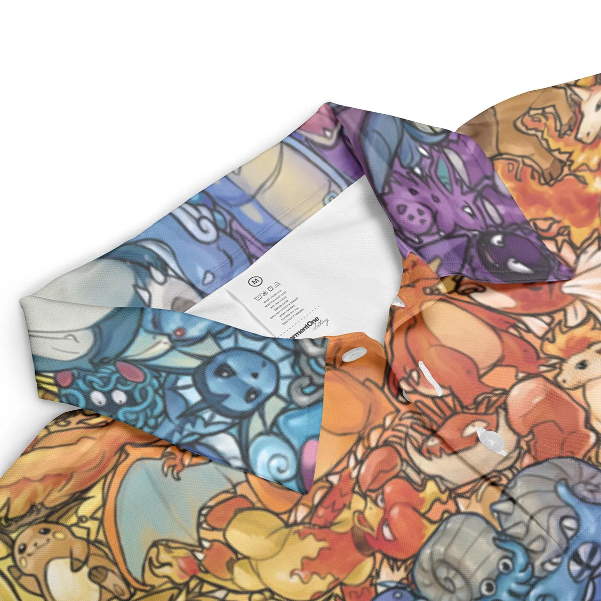 Rainbow Epic Pokemon AOP Men/Women Polo Shirt