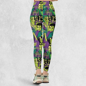 Oh Groovy Frankenstein Universal Horror Legging