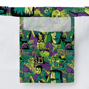 Oh Groovy Frankenstein Universal Horror Large Tote Bag