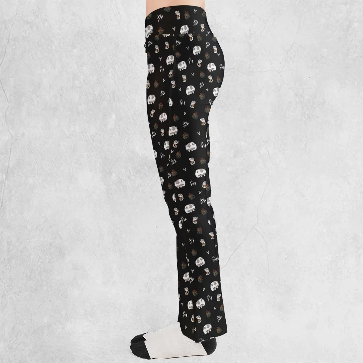 Appa Yip Yip Avatar Pattern Flare Leggings