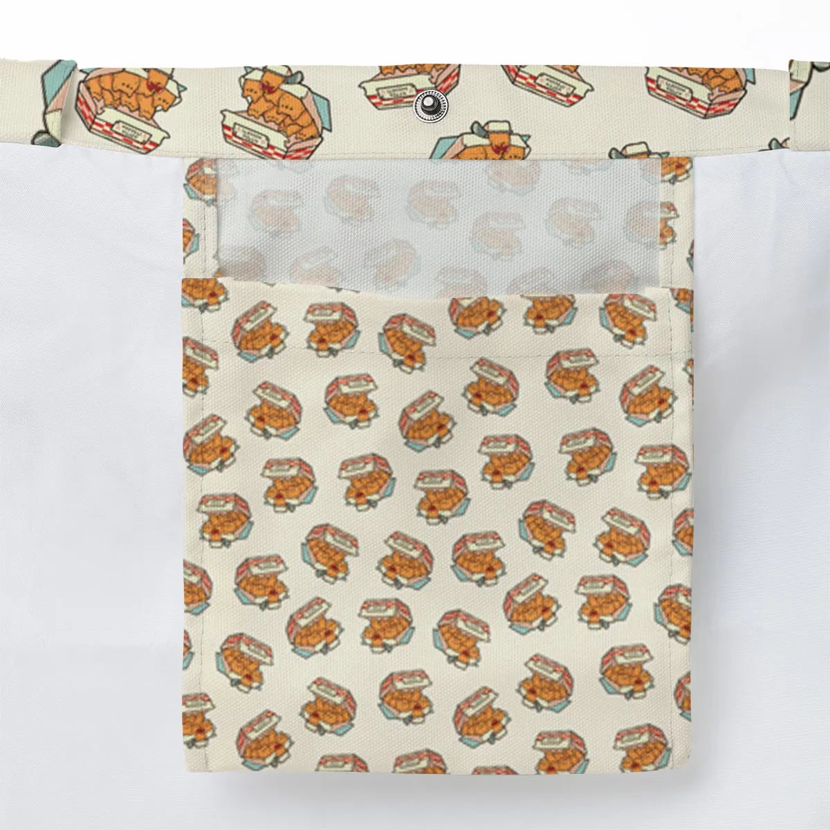 Kitten Nuggets Pattern Large Tote Bag