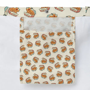 Kitten Nuggets Pattern Large Tote Bag