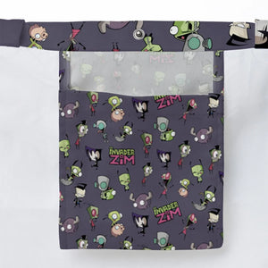 Invader Zim Pattern Large Tote Bag