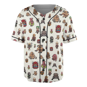 Doom Chibi Characters Unisex Baseball Jersey