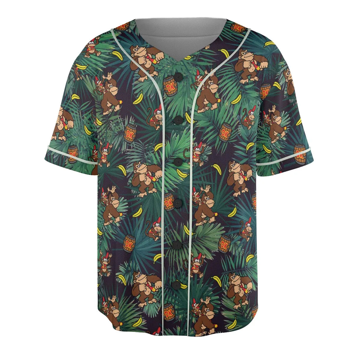 Donkey Kong Nintendo Video Games Unisex Baseball Jersey