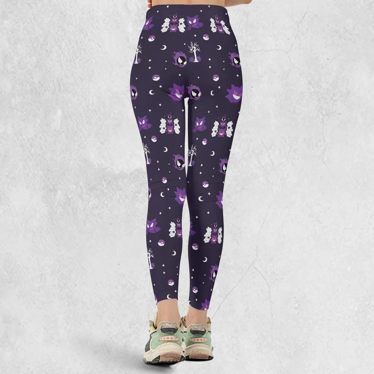 Gengar Pokemon Pattern Legging