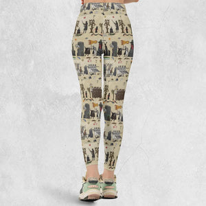 Bayeux Tapestry Monty Python Legging