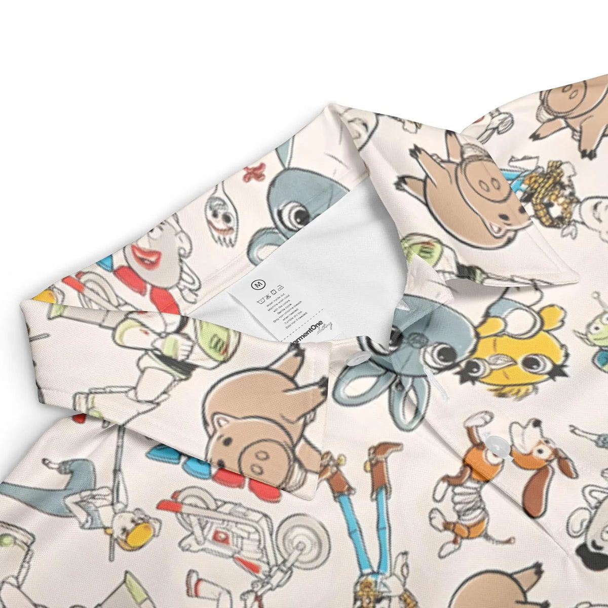 Toy Story Toss Pattern AOP Men/Women Polo Shirt