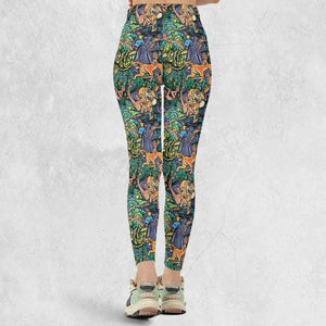 Best Friends Forever Mowgli and Baloo The Jungle Book Legging