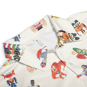 He-Man & Masters Of The Universe Characters Pattern AOP Men/Women Polo Shirt