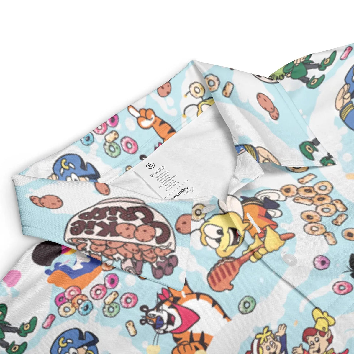 Cereal Favs Large Scale AOP Men/Women Polo Shirt