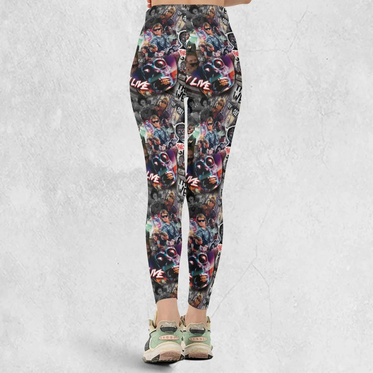 They Live Seamless Pattern Legging