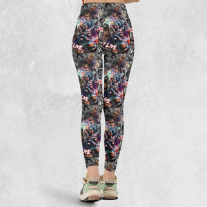 They Live Seamless Pattern Legging
