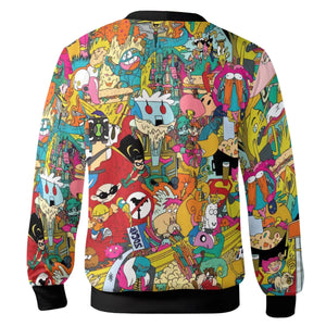 Retro Cartoons Adventure Time Cardigan