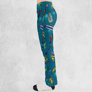 Josie And The Pussy Cats in Outer Space Flare Leggings