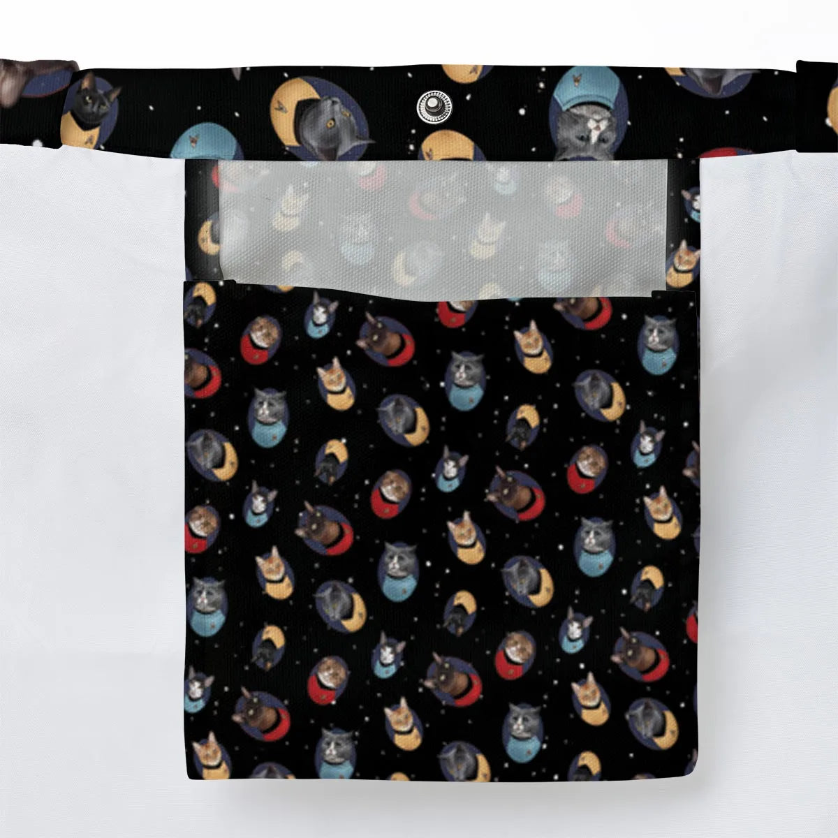 Live Long and Paws-purr Star Trek Large Tote Bag