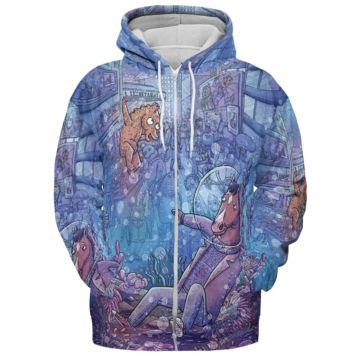 Bojack Horseman All-over Print Hoodie