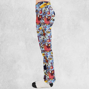 King Arthur Sword And The Stone Flare Leggings