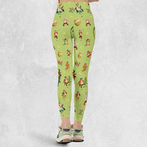 Irish Movie Darby O'Gill Characters Legging