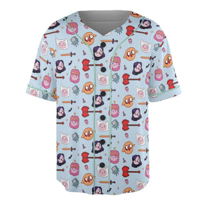The Gang Adventure Time Unisex Baseball Jersey