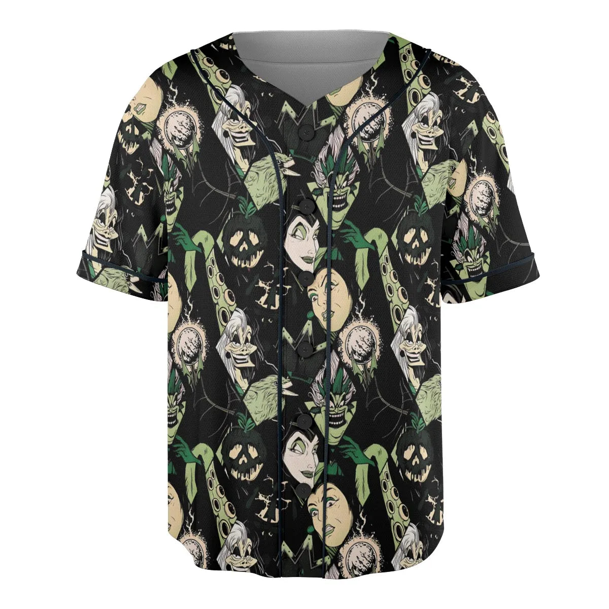 The Villains Pattern Unisex Baseball Jersey