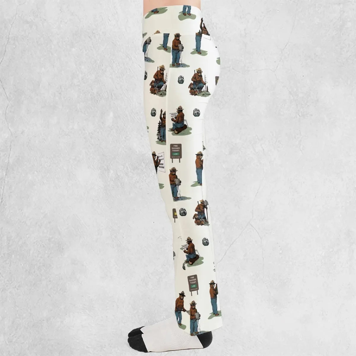 Smokey The Bear Flare Leggings