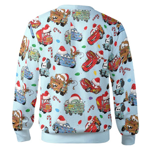 Christmas Cars Cars Toon Cardigan