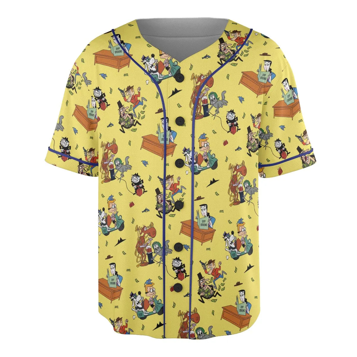 Moose And Squirrel The Adventures of Rocky and Bullwinkle Unisex Baseball Jersey