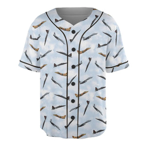 Top Gun Aircraft Unisex Baseball Jersey