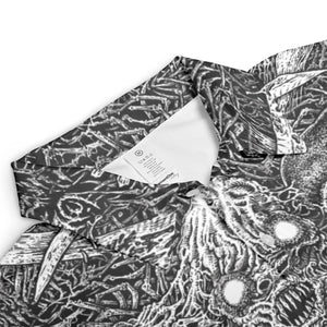 Horror Movie Assemblage Ghostface Xenomorph Pinhead Freddy Michael Myers AOP Men/Women Polo Shirt